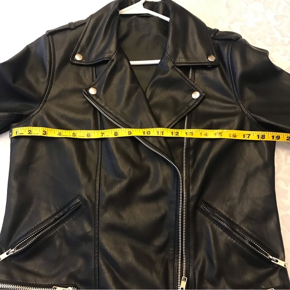 Riverdale South Side Serpents Black Faux Leather Jacket, Size M - Picture 5 of 11